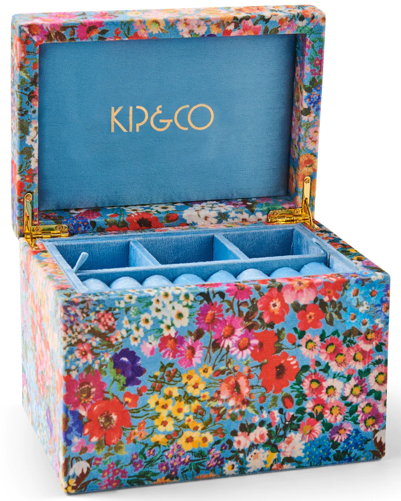 Velvet Jewellery Box - Forever Floral (Large)