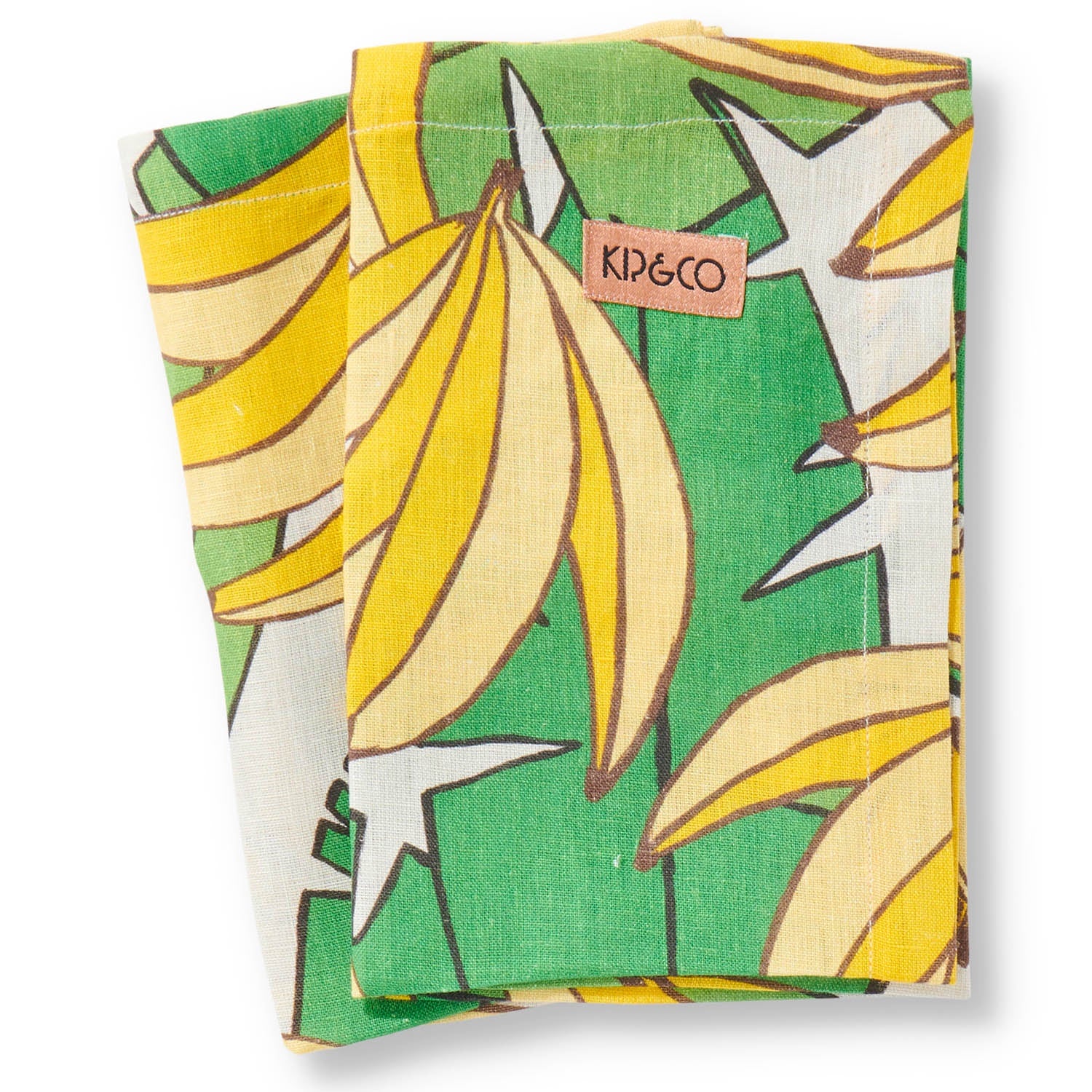 Linen Napkins Set Of 6- Bananarama