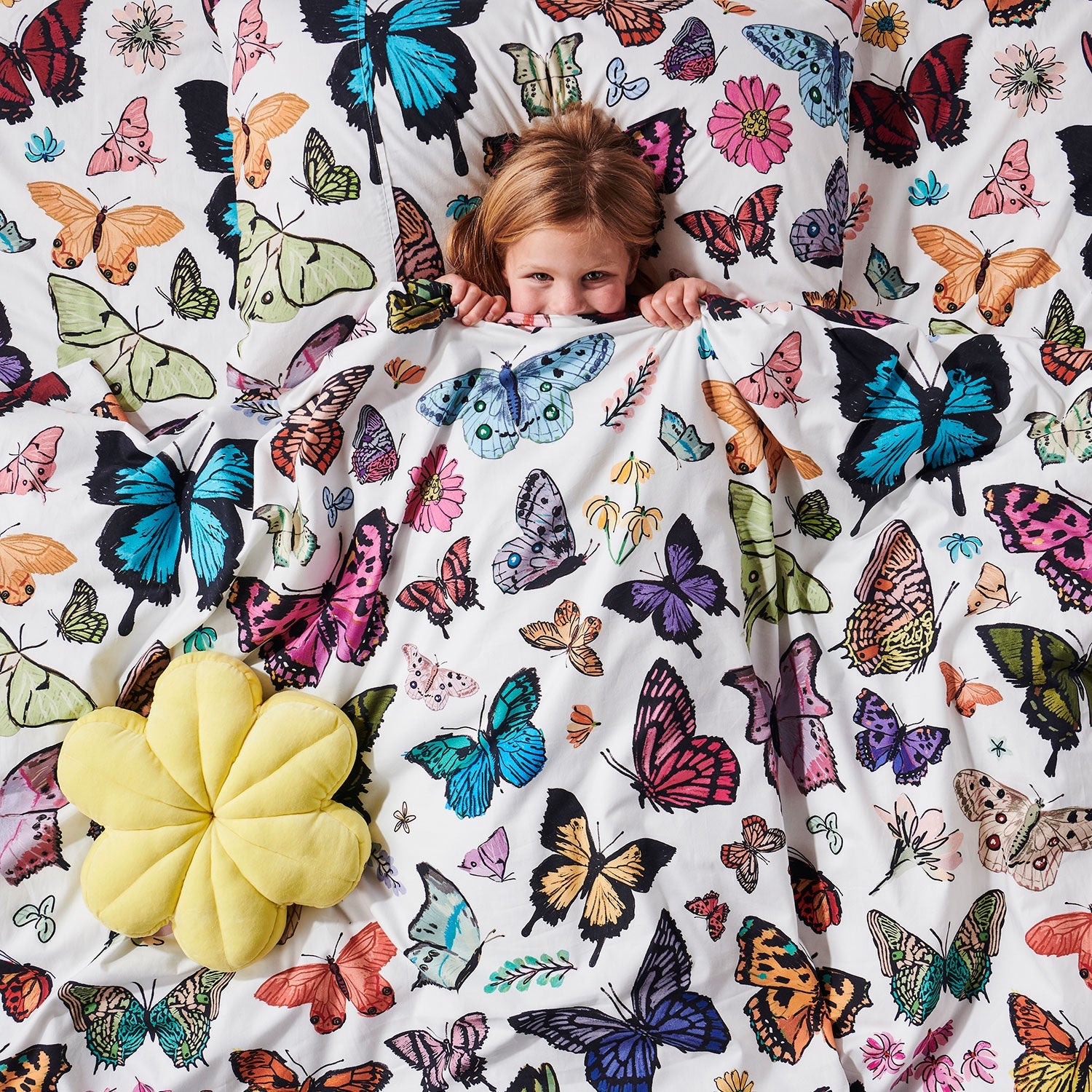 Organic Cotton Pillowcases - Butterfly