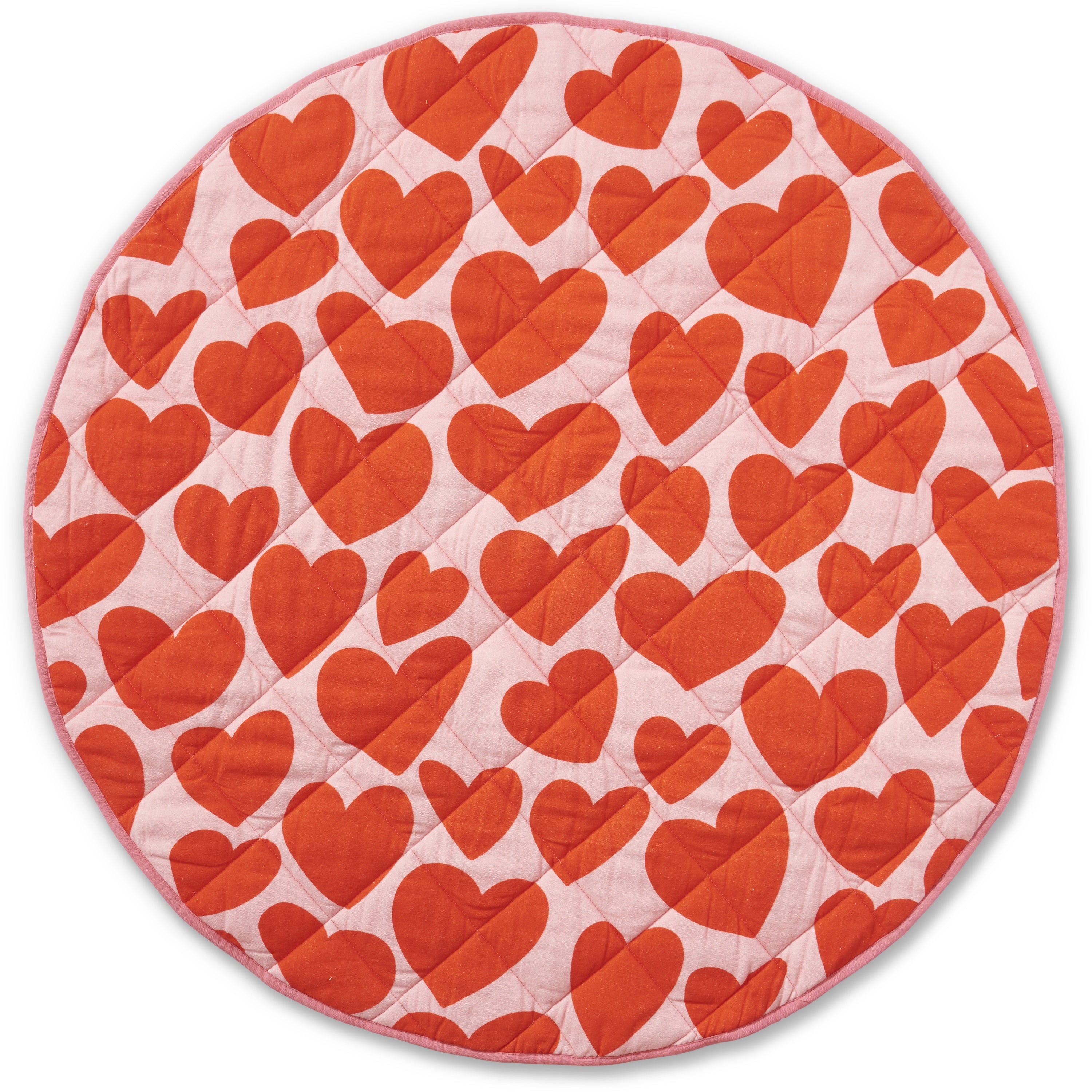 Quilted Play Mat - Big Hearted