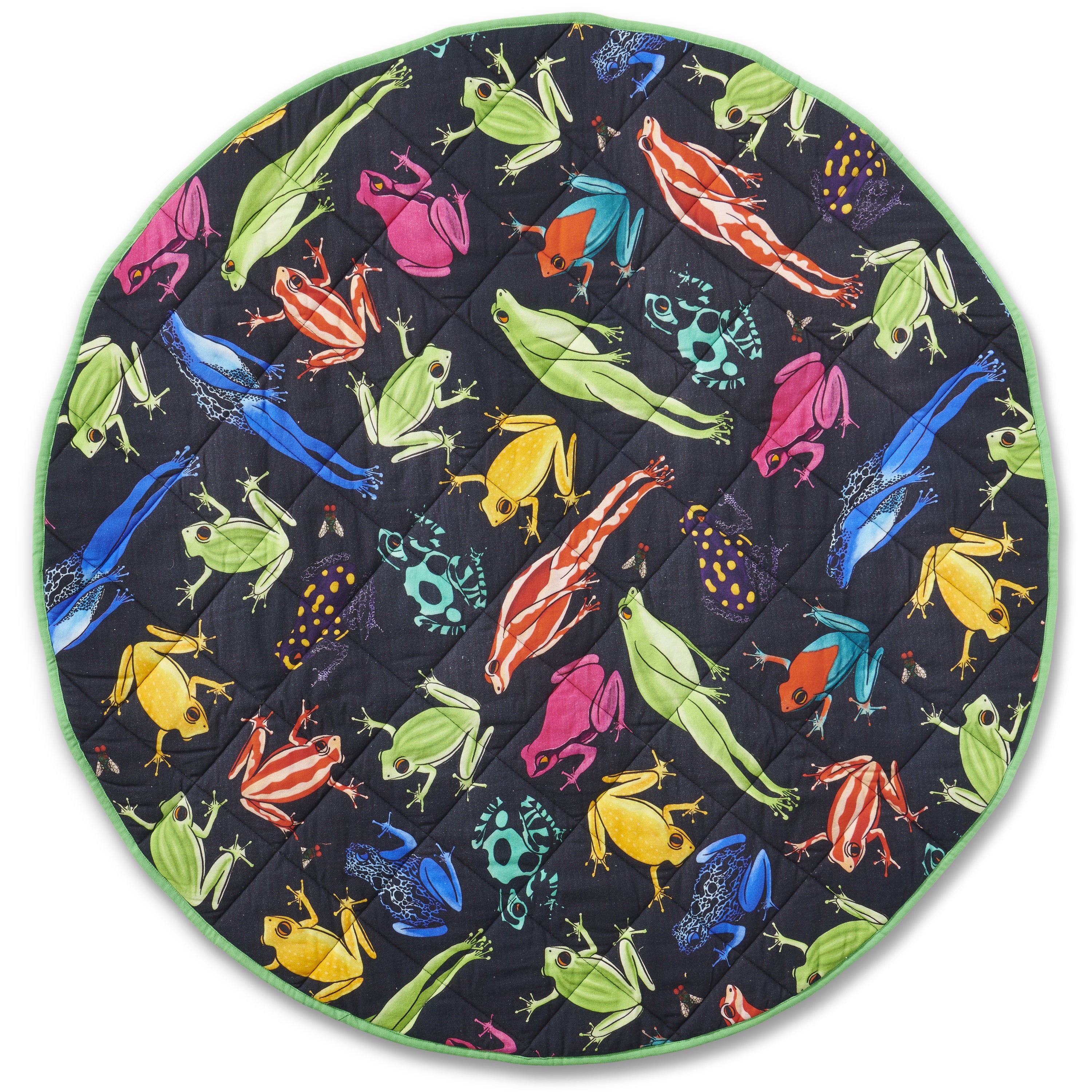 Quilted Play Mat - Mr Frog