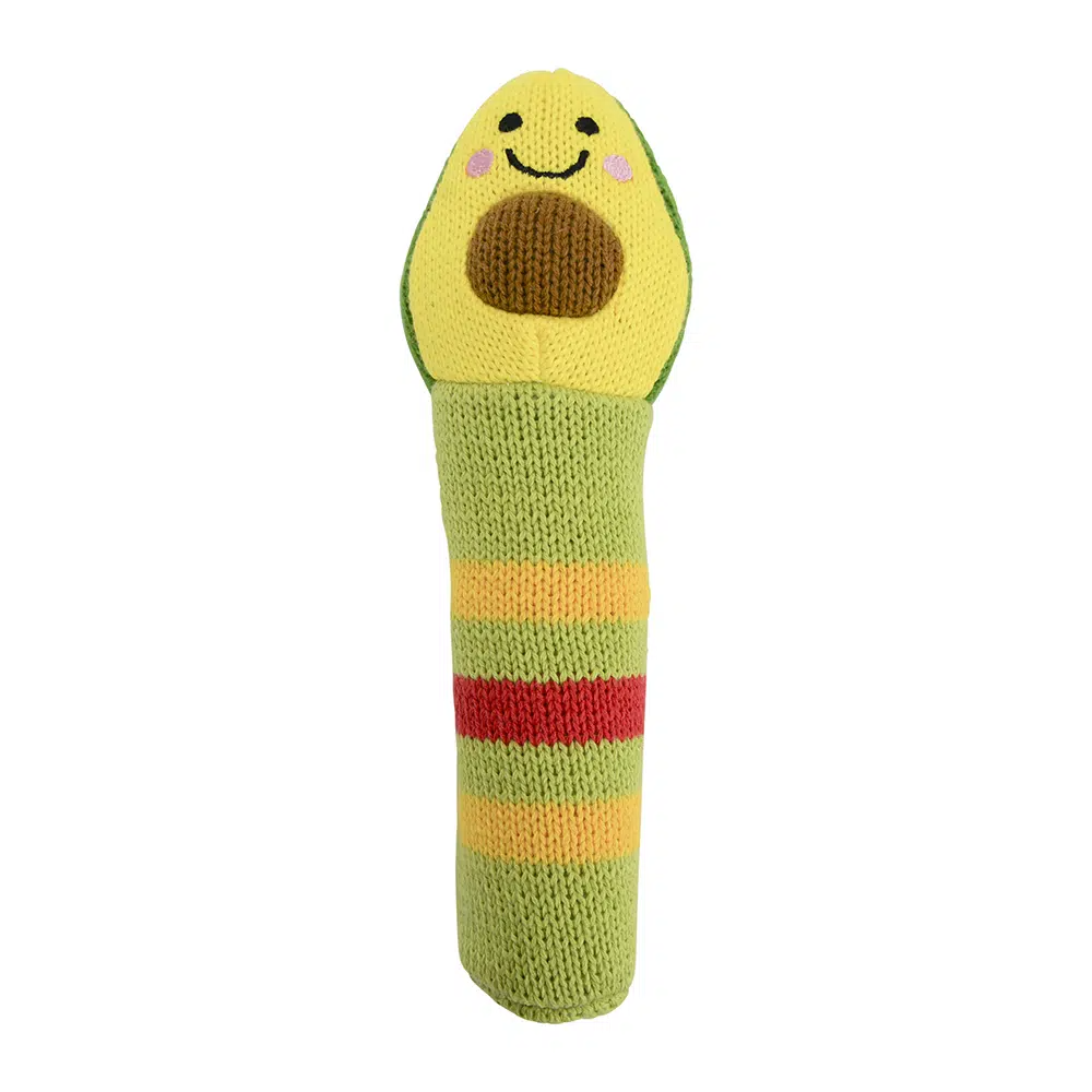 Knit Rattle - Avocado