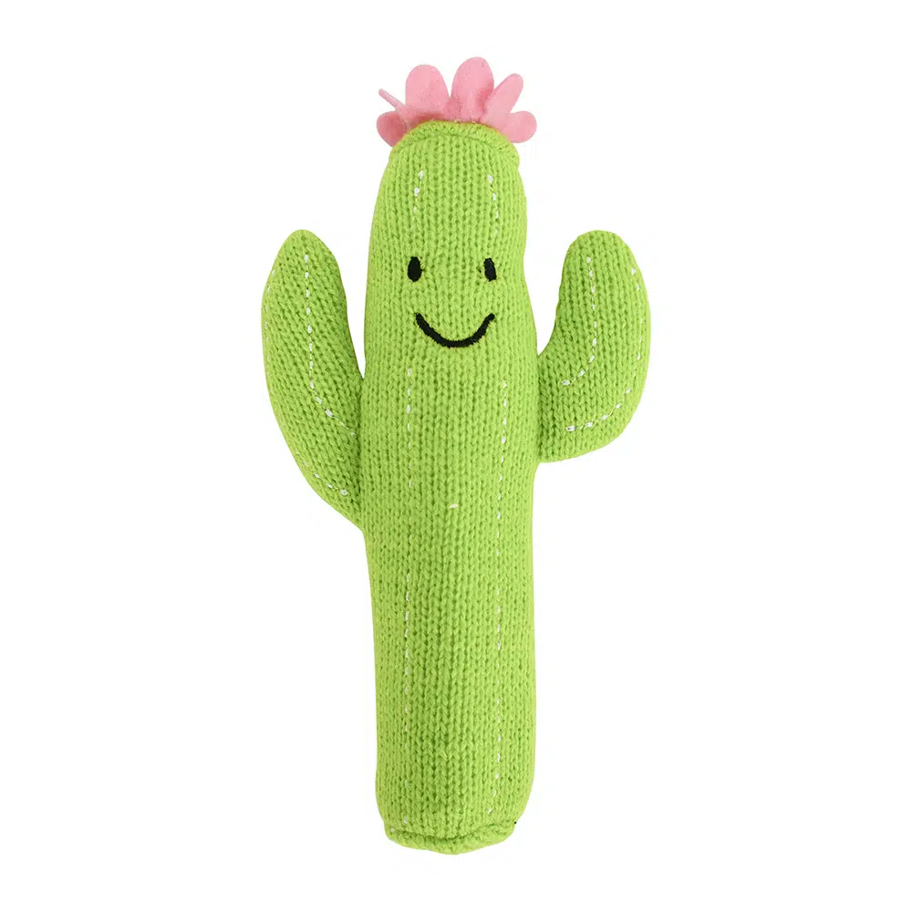 Knit Rattle - Cactus