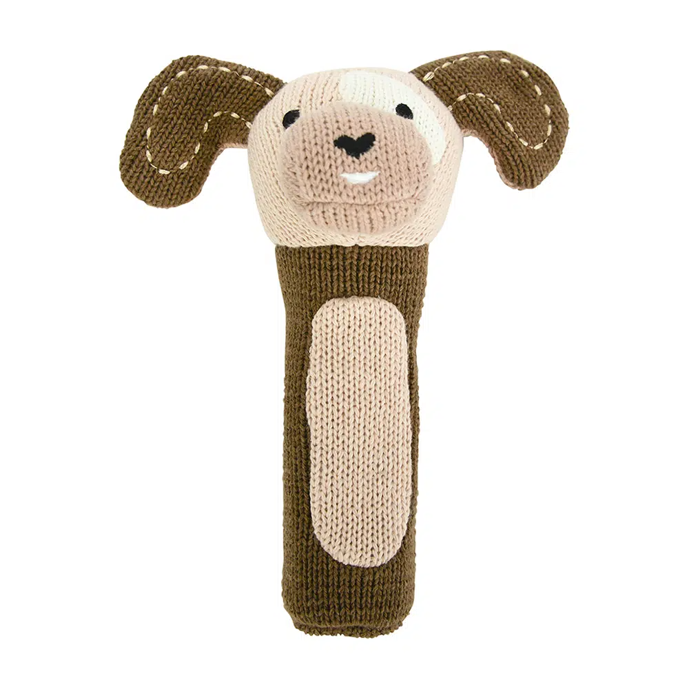 Knit Rattle - Puppy