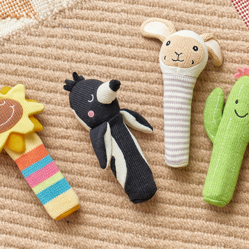 Knit Rattle - Cactus