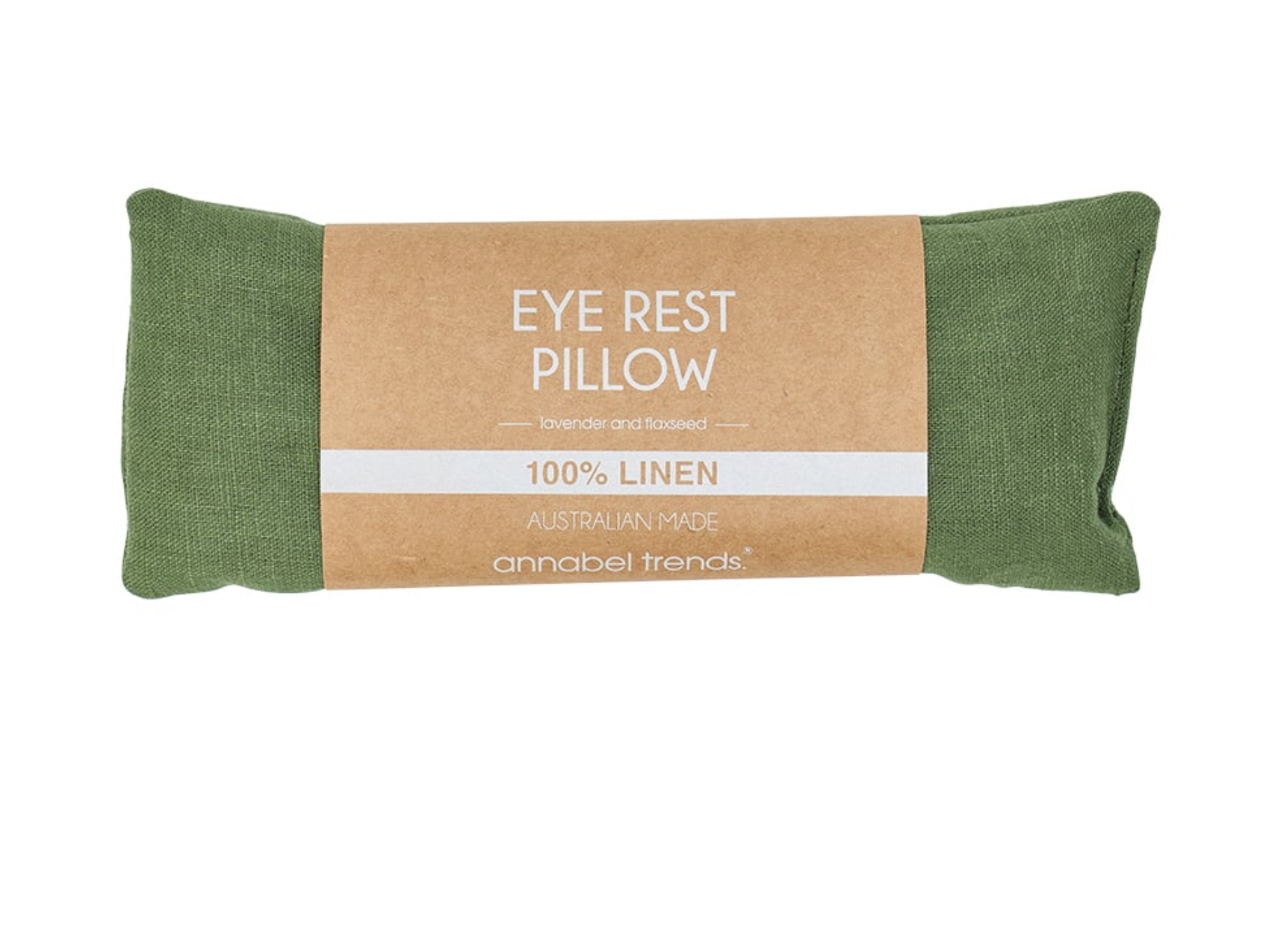Linen Eye Rest - Bush Green