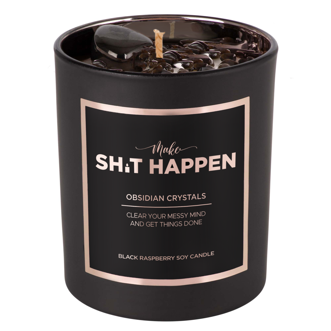Candle -Make Shit Happen - Obsidian