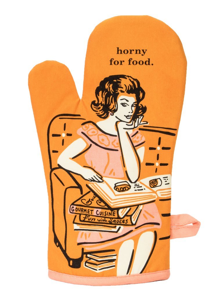 Oven Mitt - Horny For Food