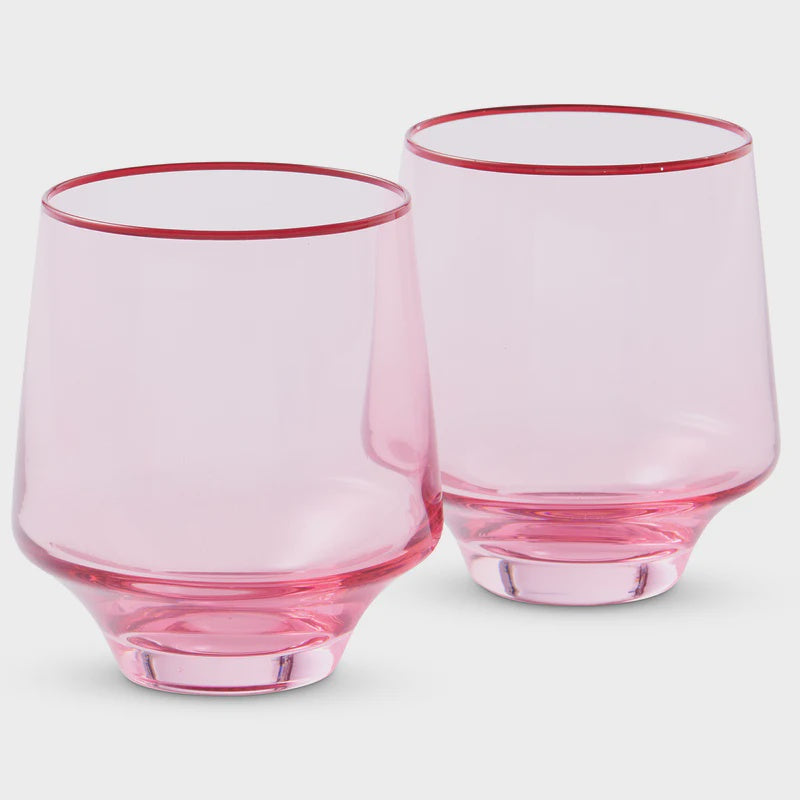 Rose with a Twist Tumbler - set of 2