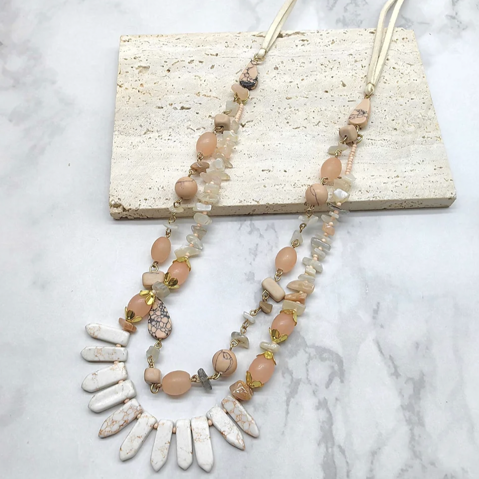Peachy Queen Necklace