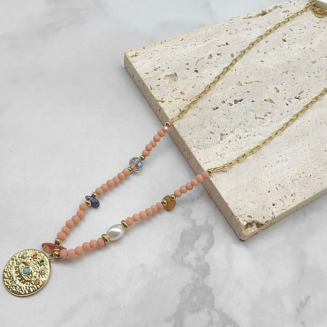 Evil Eye Bead Necklace
