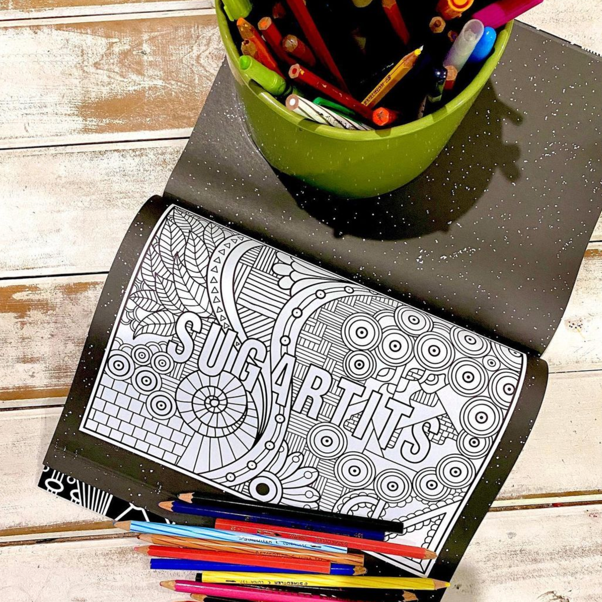 Shit Happens! Colouring Book