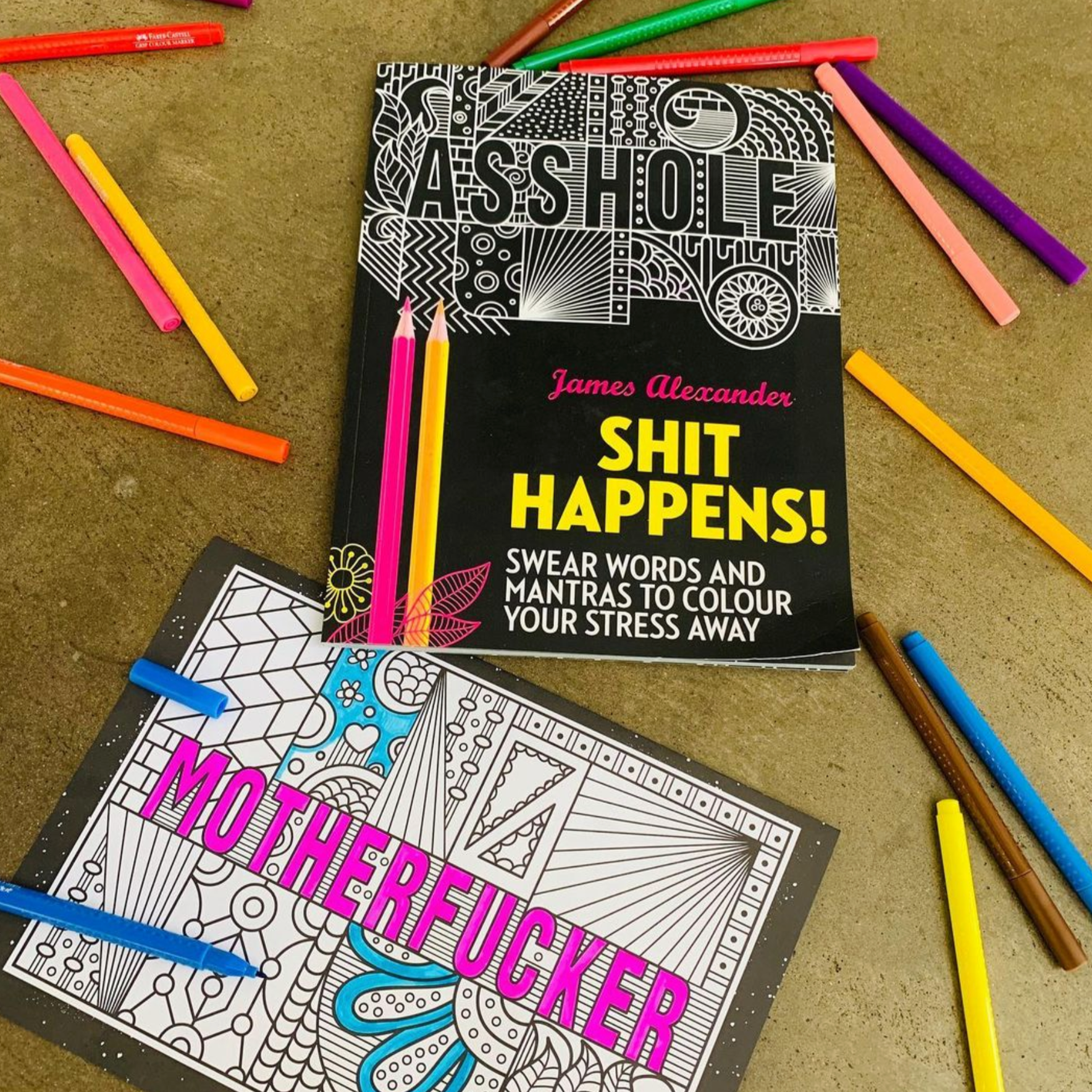 Shit Happens! Colouring Book