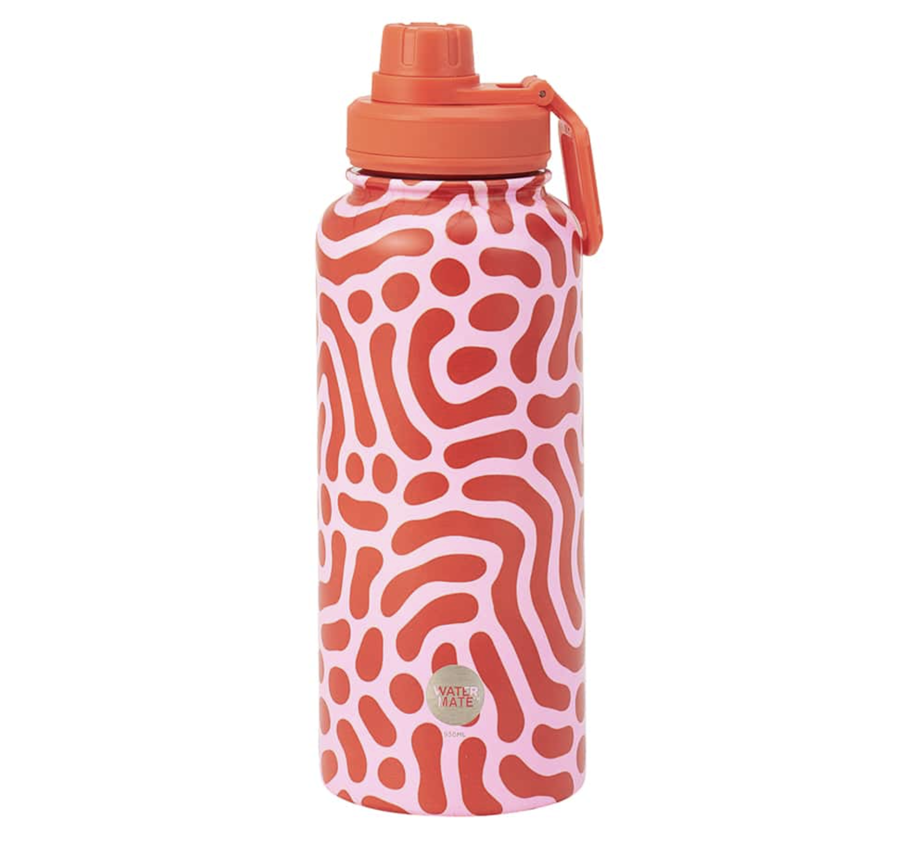 Watermate Bottle - Red Squiggle