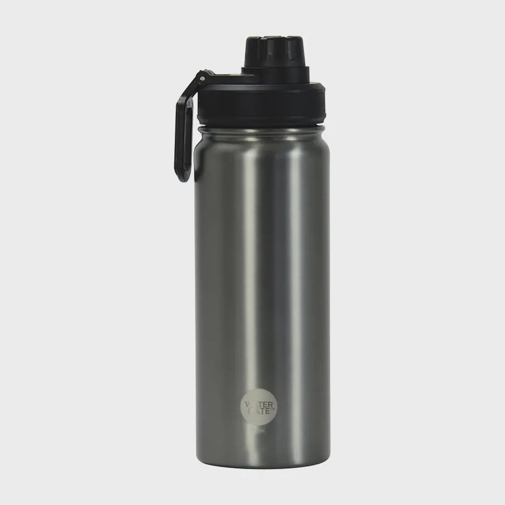 Watermate Bottle - Titanium – Eggplant & Poppy ~ Unique + Quirky Gifts
