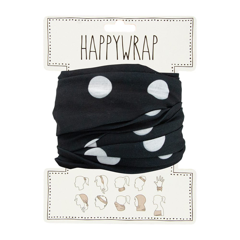 Happy Wrap - Black & White Spots
