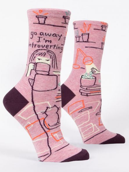 Women's Socks - Go Away Introverting