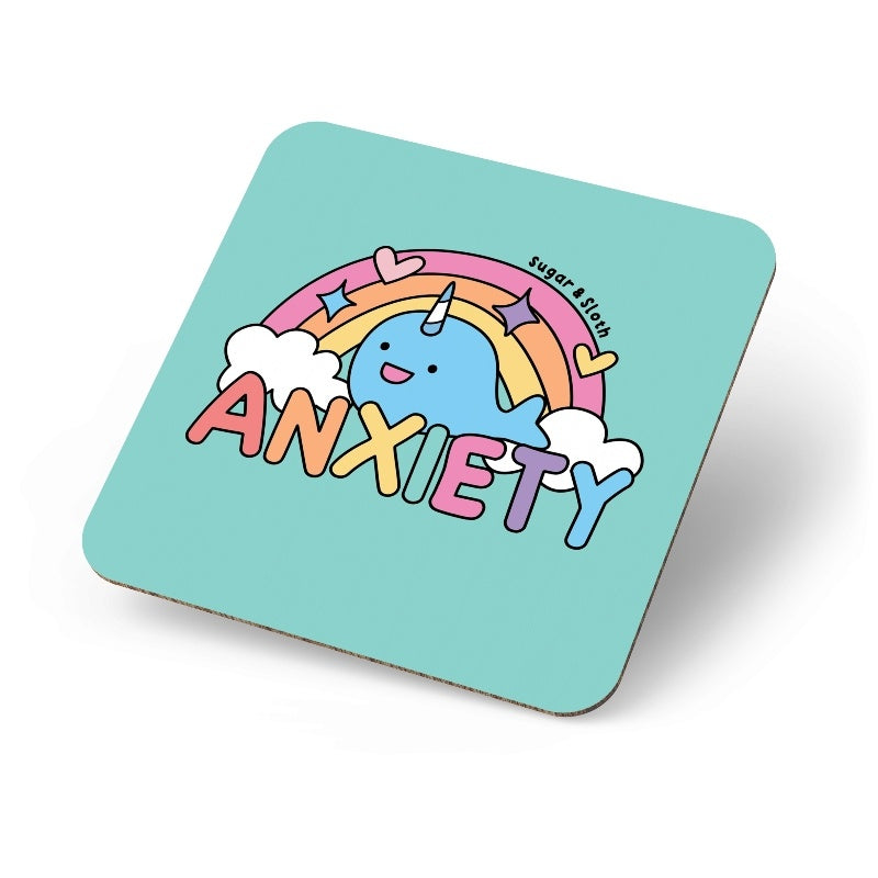 Coaster - Anxiety Rainbow