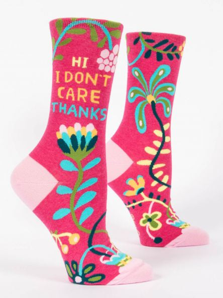 Women's Socks - I Don't Care