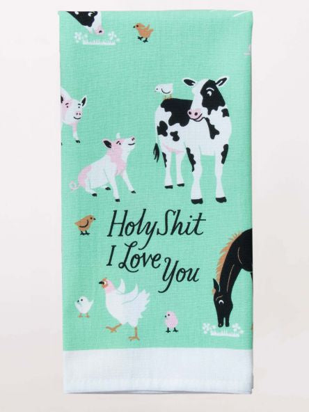 Tea Towel - Holy Shit I Love You