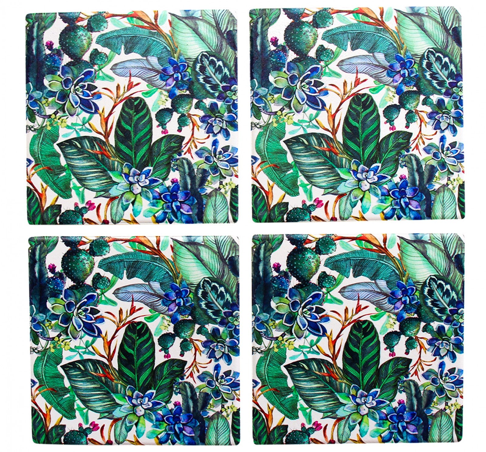 Ceramic Coasters - Rainforest
