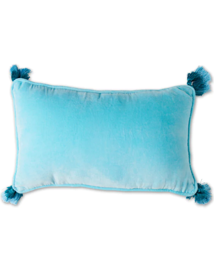 Cushion - Baby Blue Velvet