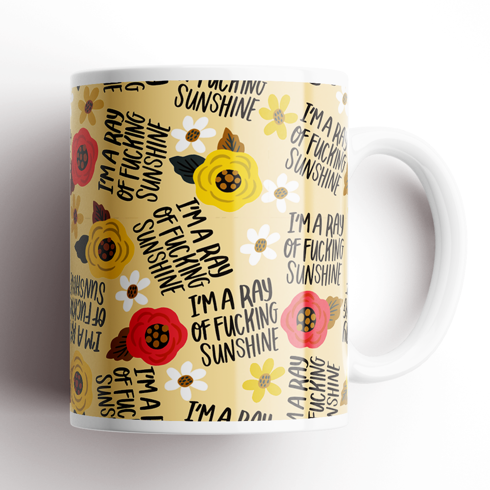 Little Sweary Mug - Ray Of Sunshine