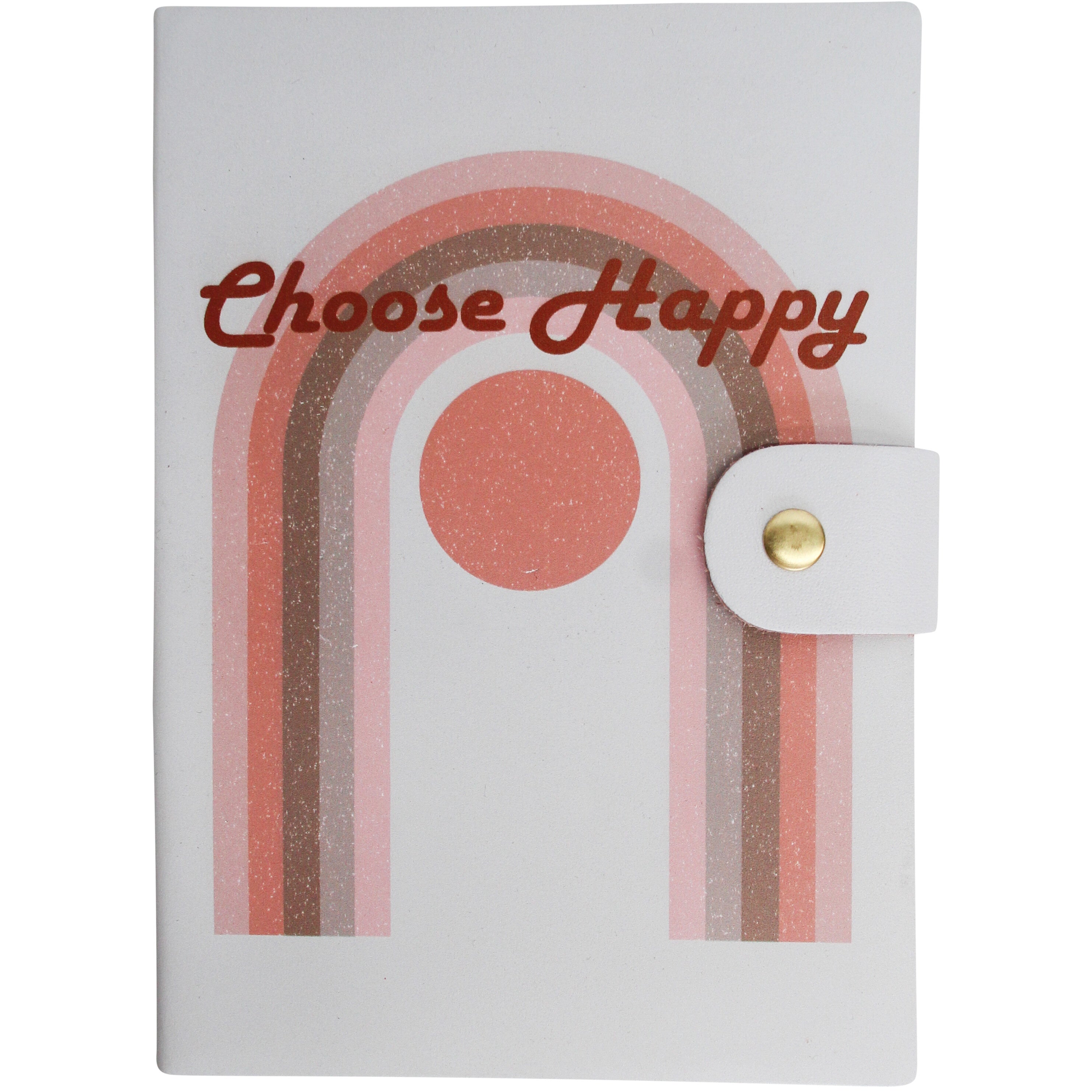 Leather Notebook - Choose Happy