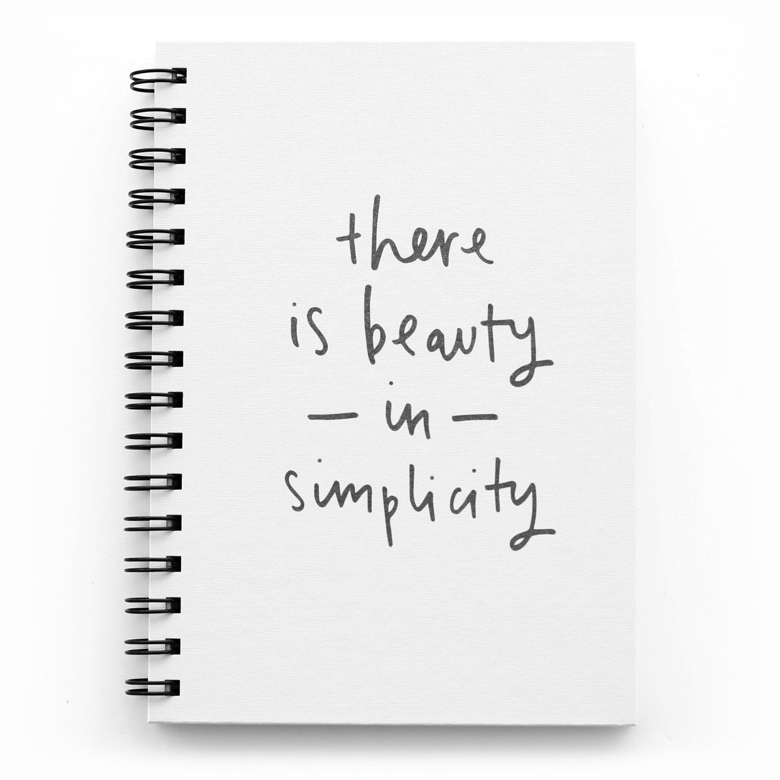 Beauty In Simplicity A5 Wire Notebook