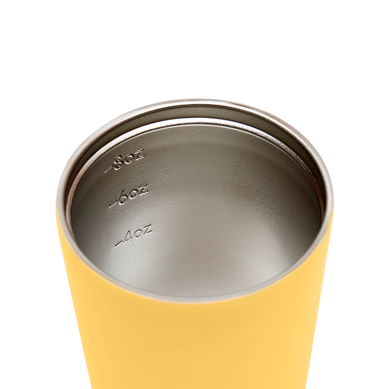 Bino Coffee Cup - 8oz Canary Yellow