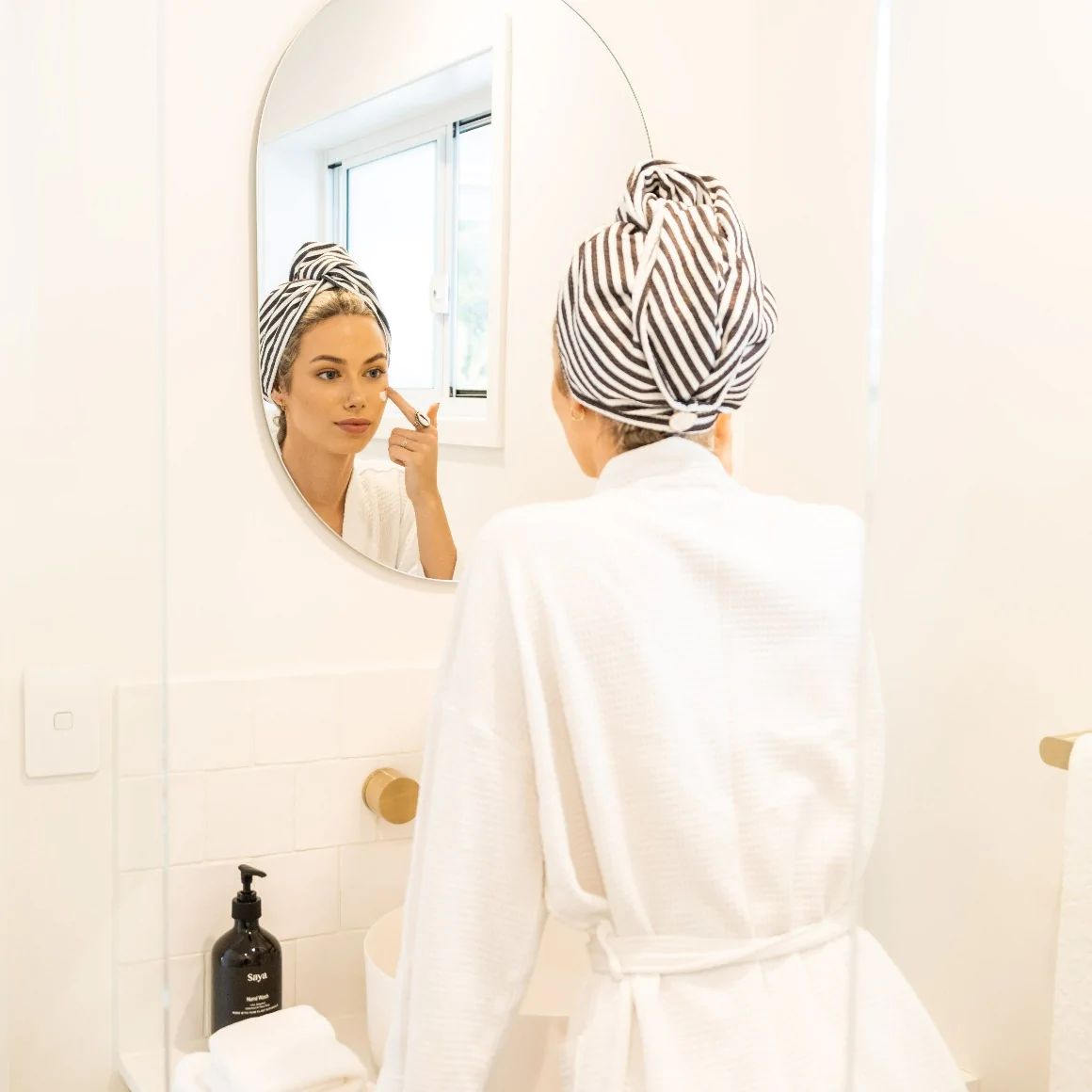 Quick Dry Hair Wrap - Black