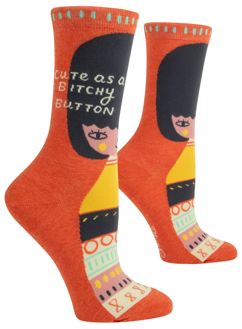 Women's Socks - Bitchy Button