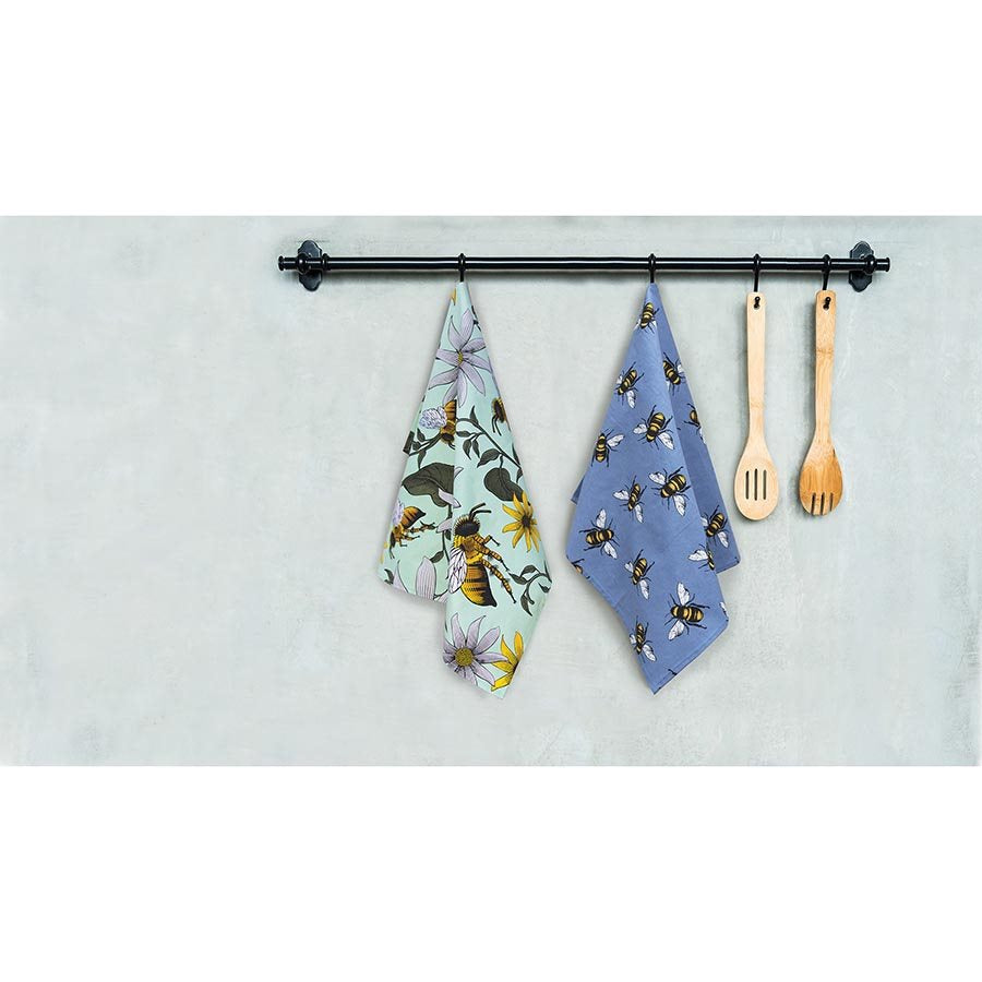 Set of 2 Bee Tea Towels