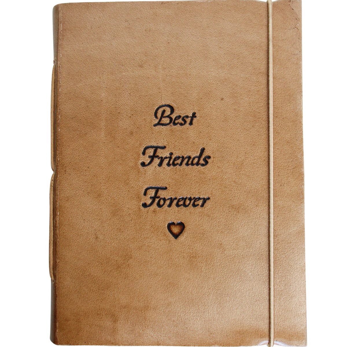 Leather Notebook - Friends Forever – Eggplant & Poppy ~ Unique + Quirky ...