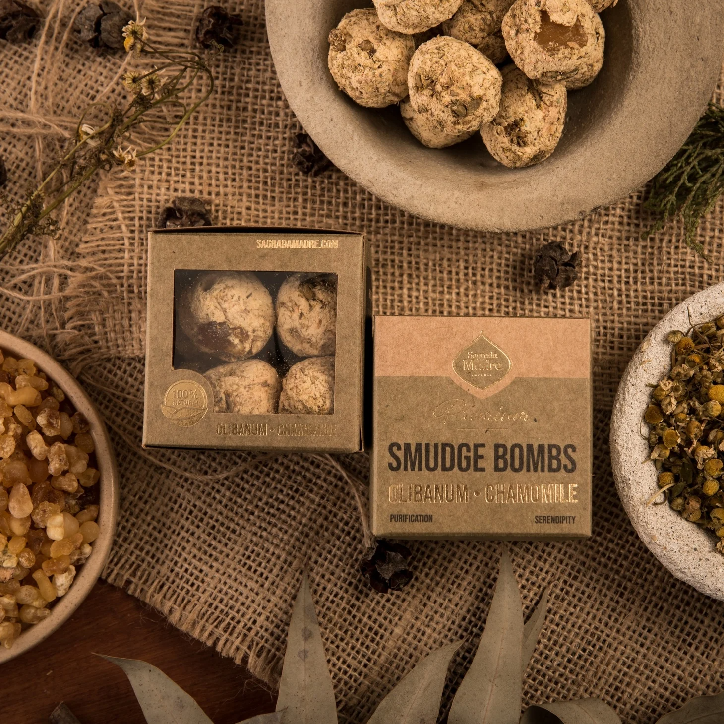 Smudge Bomb - Frankincense & Chamomile