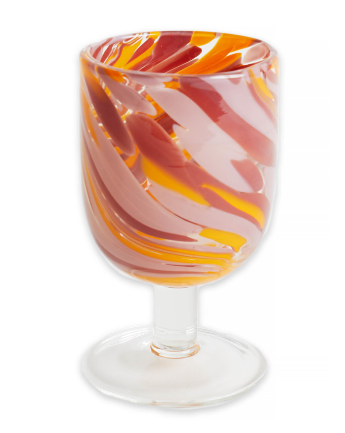 Swirl Cocktail Glass - Desert Flower (set of 2)