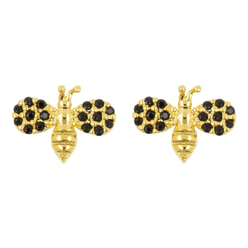 Earring - Diamante Bee