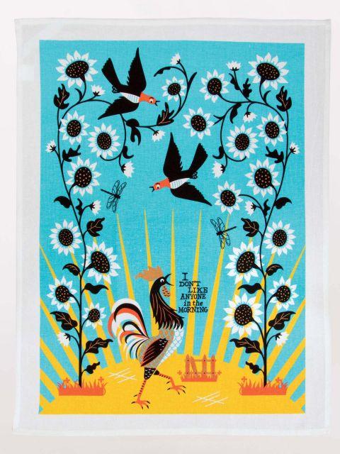 Tea Towel - I Dont Like Anyone In The Morning