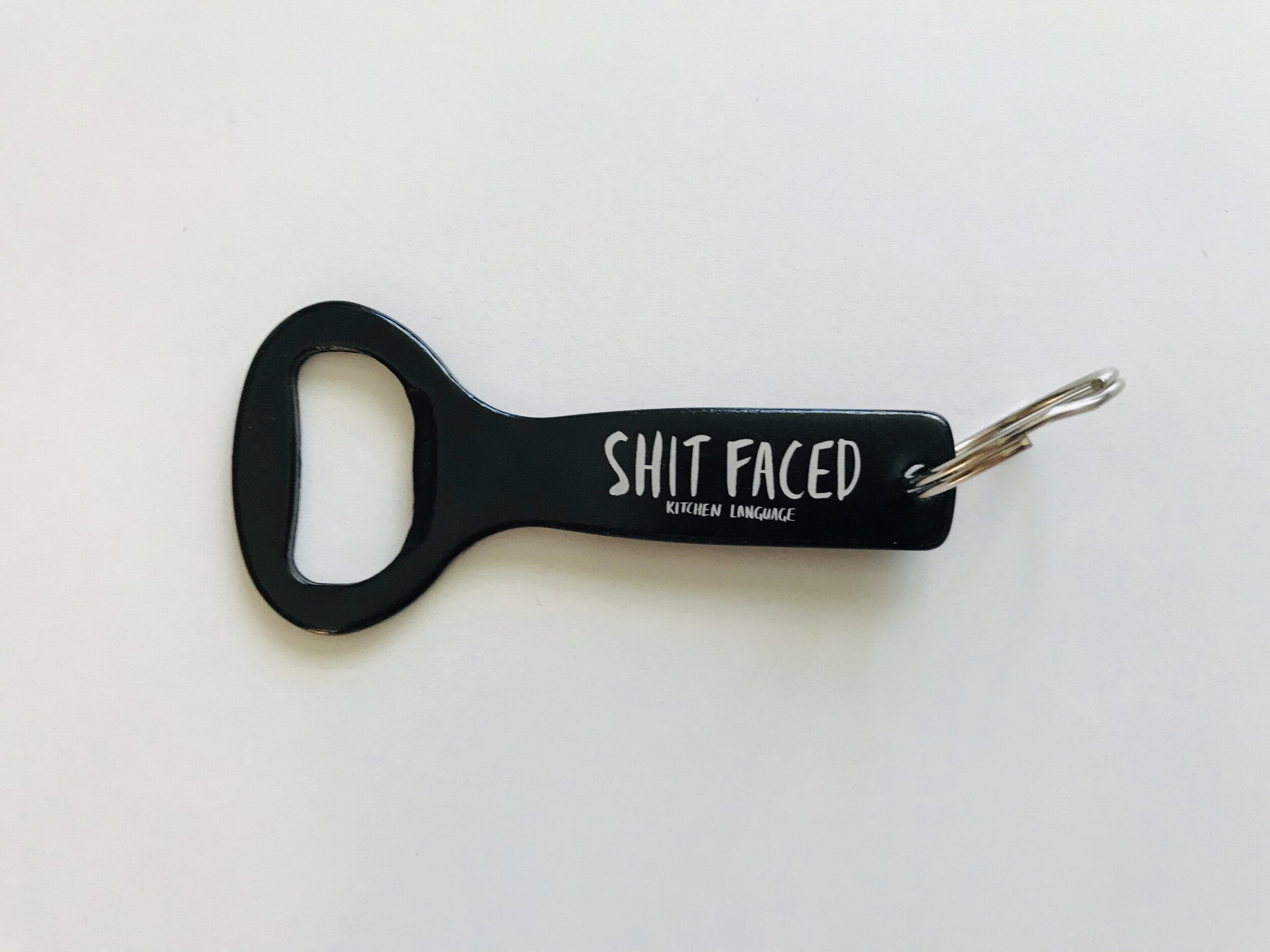 Keyring Bottle Opener - Shit Faced