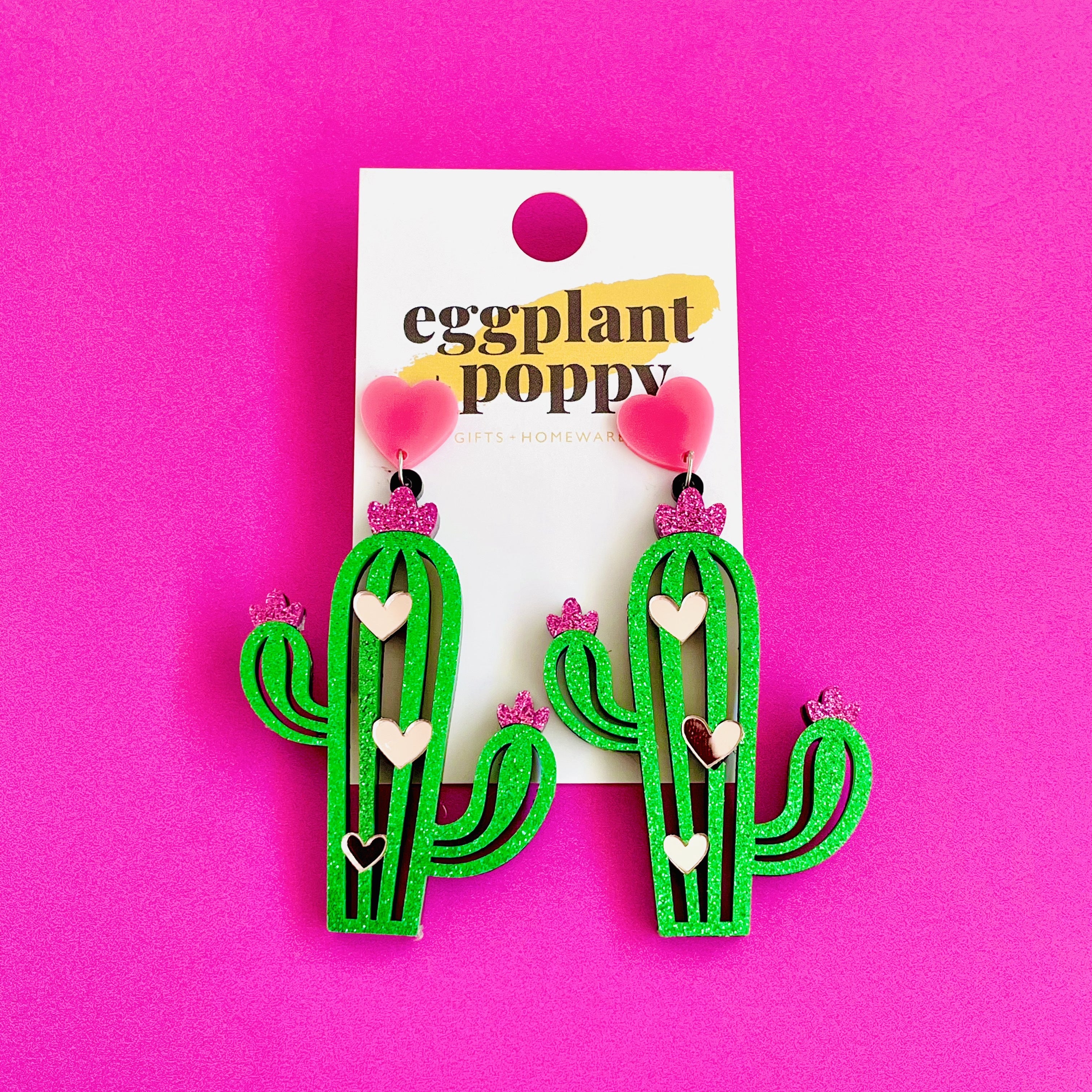 Cactus Love Earrings