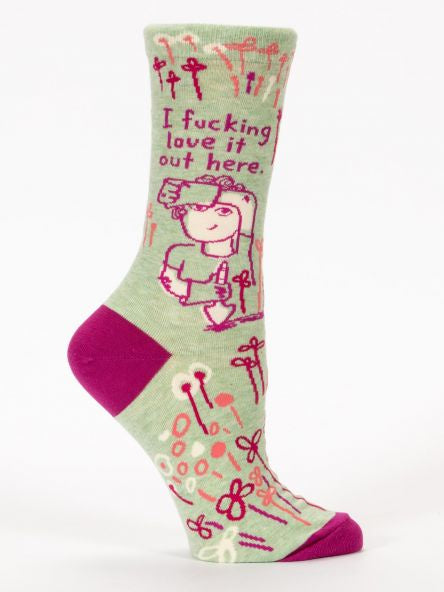 Women's Socks - Fucking Love It Out Here