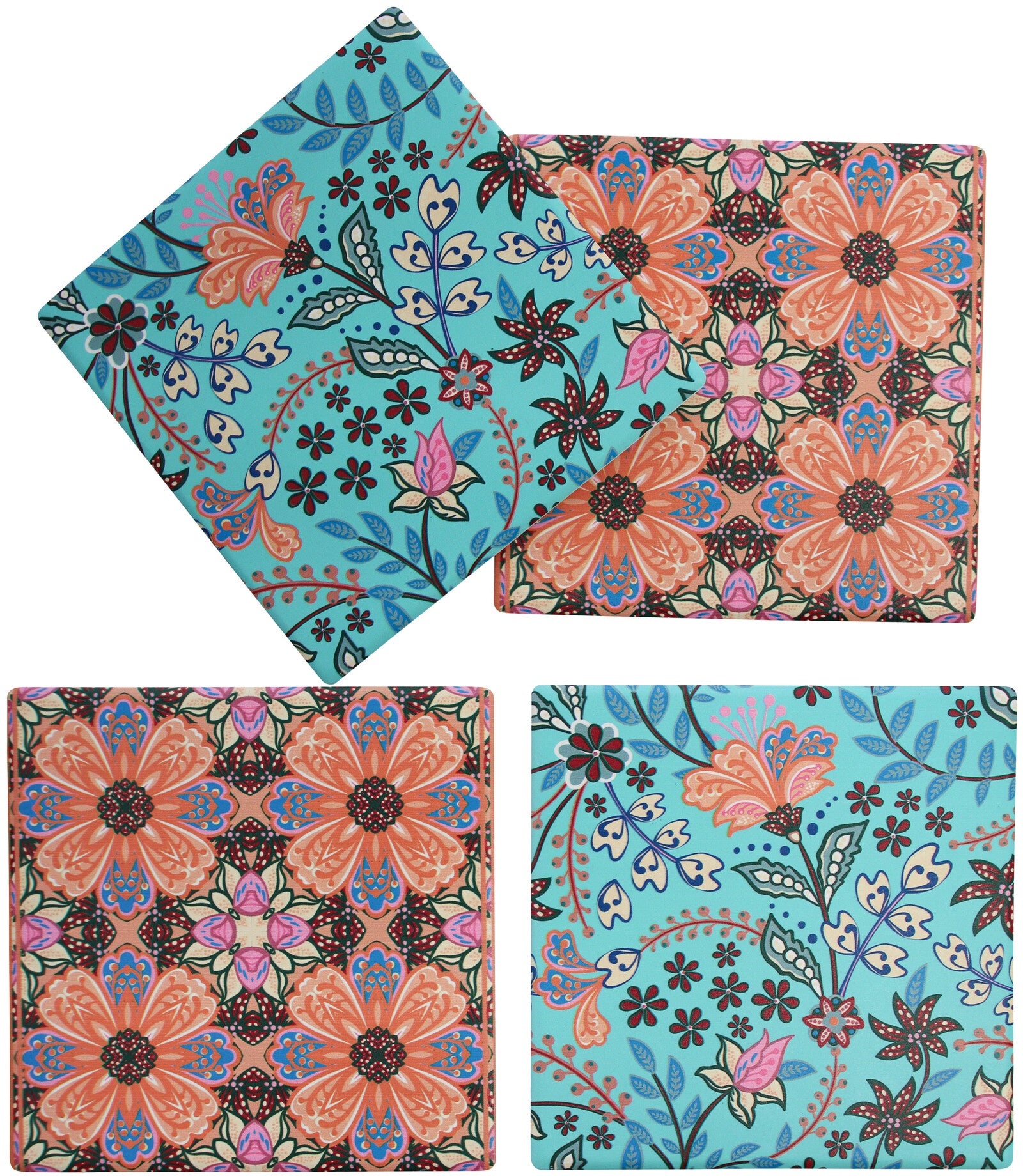 Ceramic Coasters - Earthen Vintage
