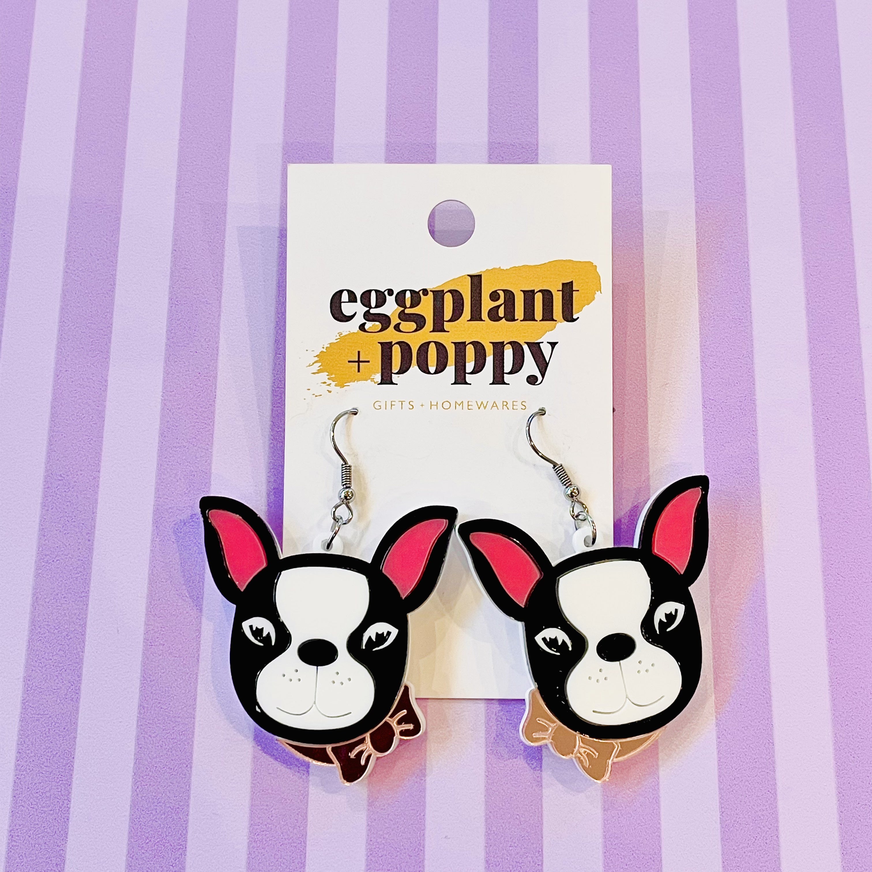 Frenchie Earrings