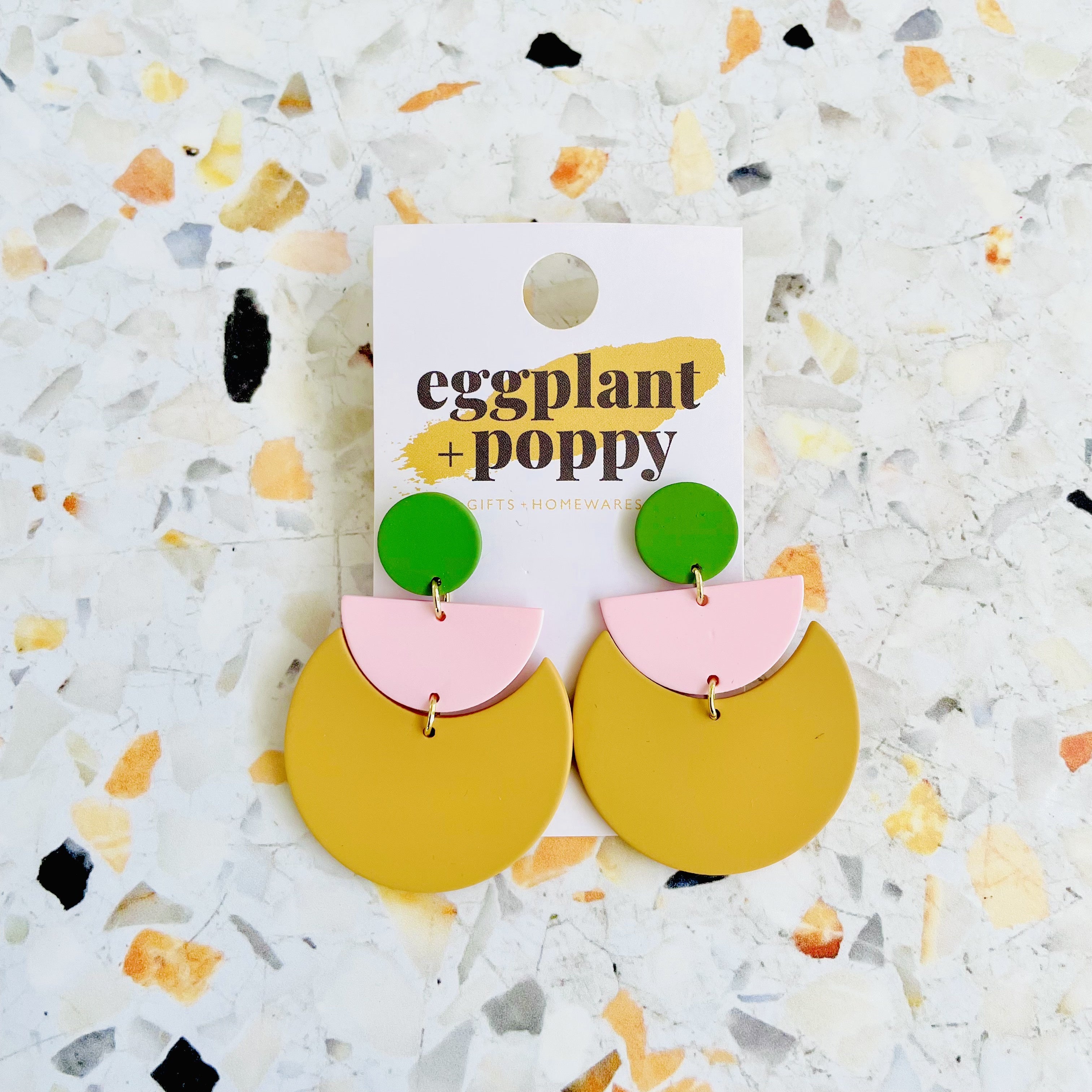 Neopolitan Shape Earrings