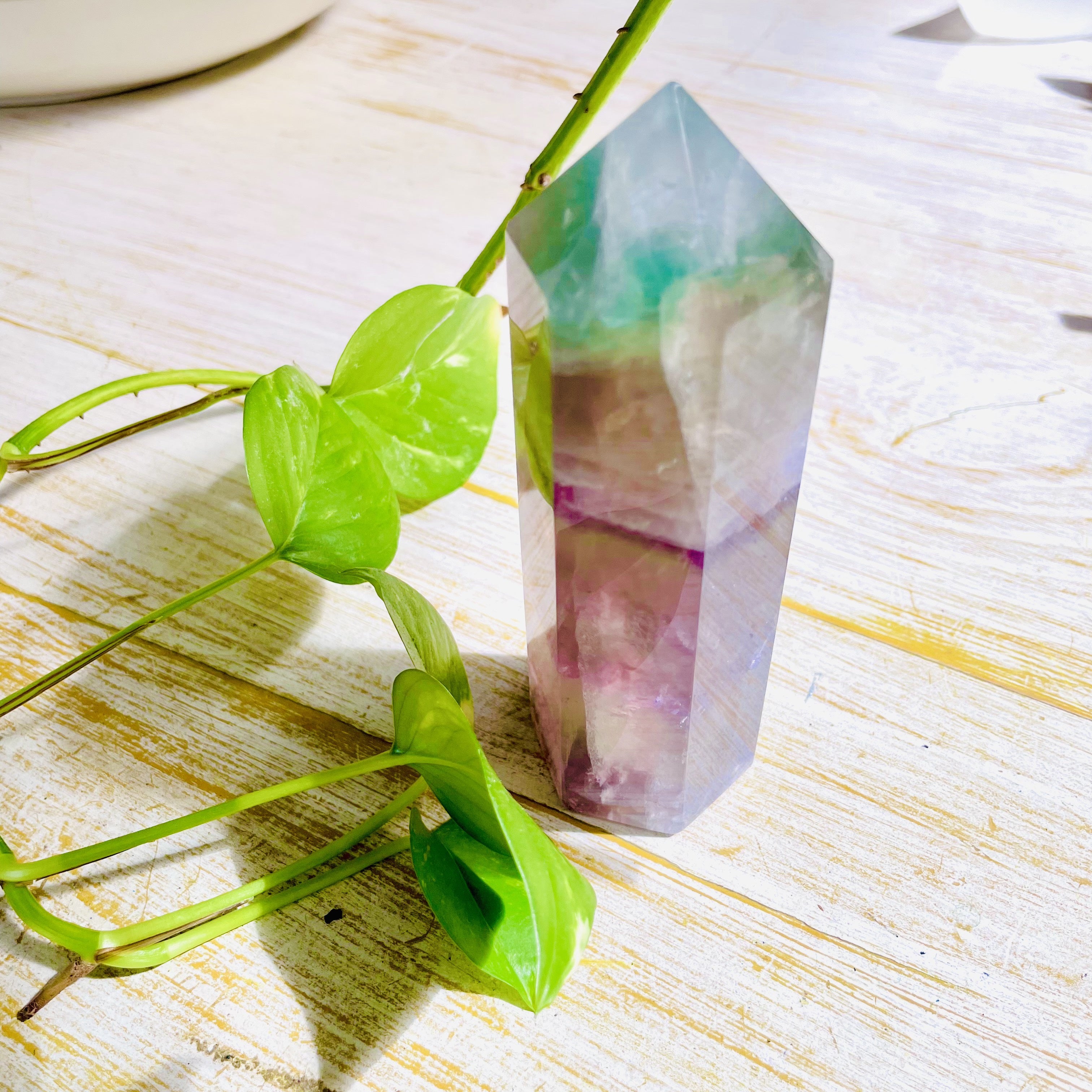 Large Generator - Rainbow Fluorite