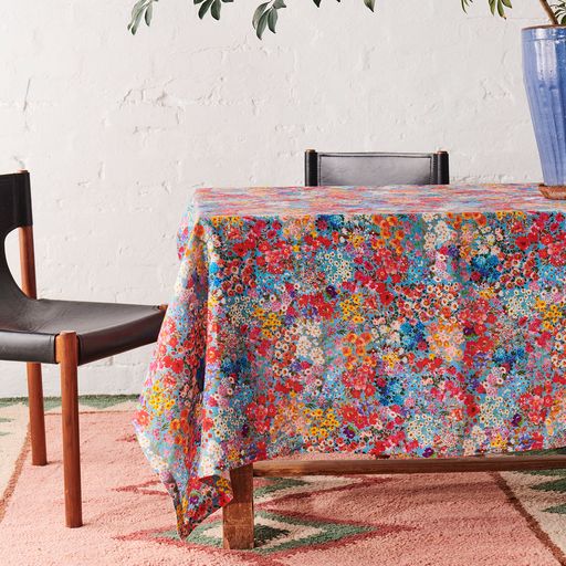 Linen Tablecloth - Forever Floral