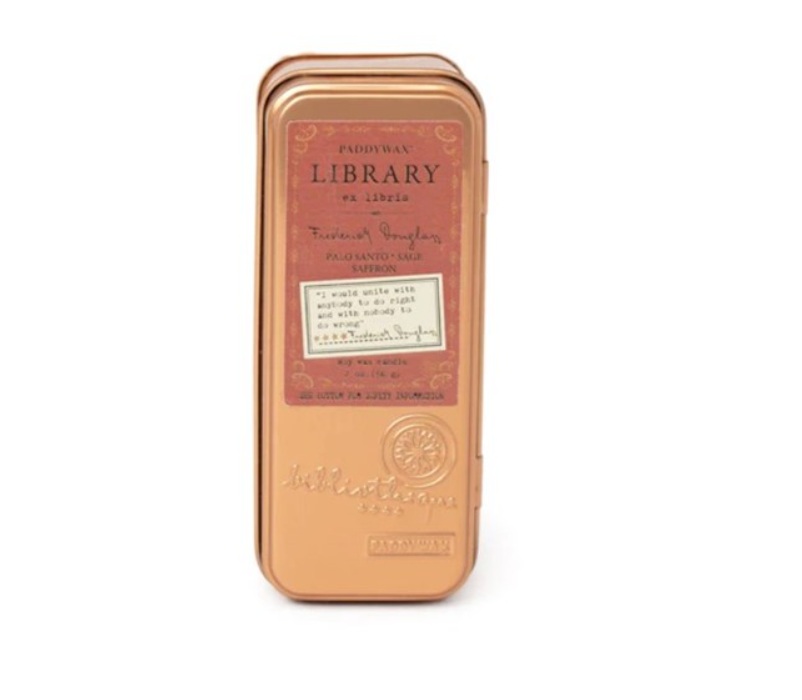 Candle - Two Wick Travel Tin (Frederick Douglass)