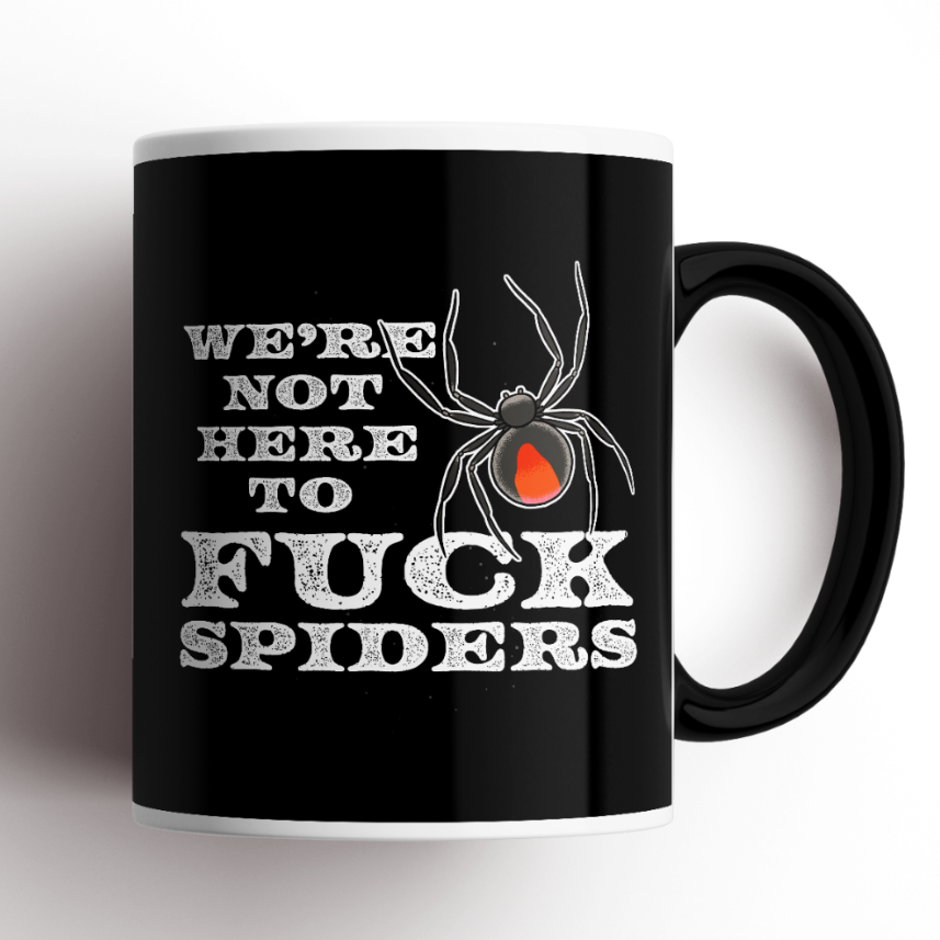 Sweary Mug - Fuck Spiders
