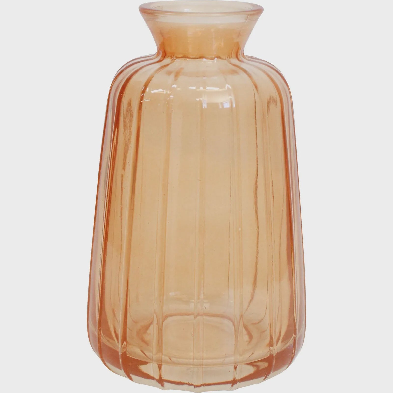 Glass Bud Vase - Tangerine