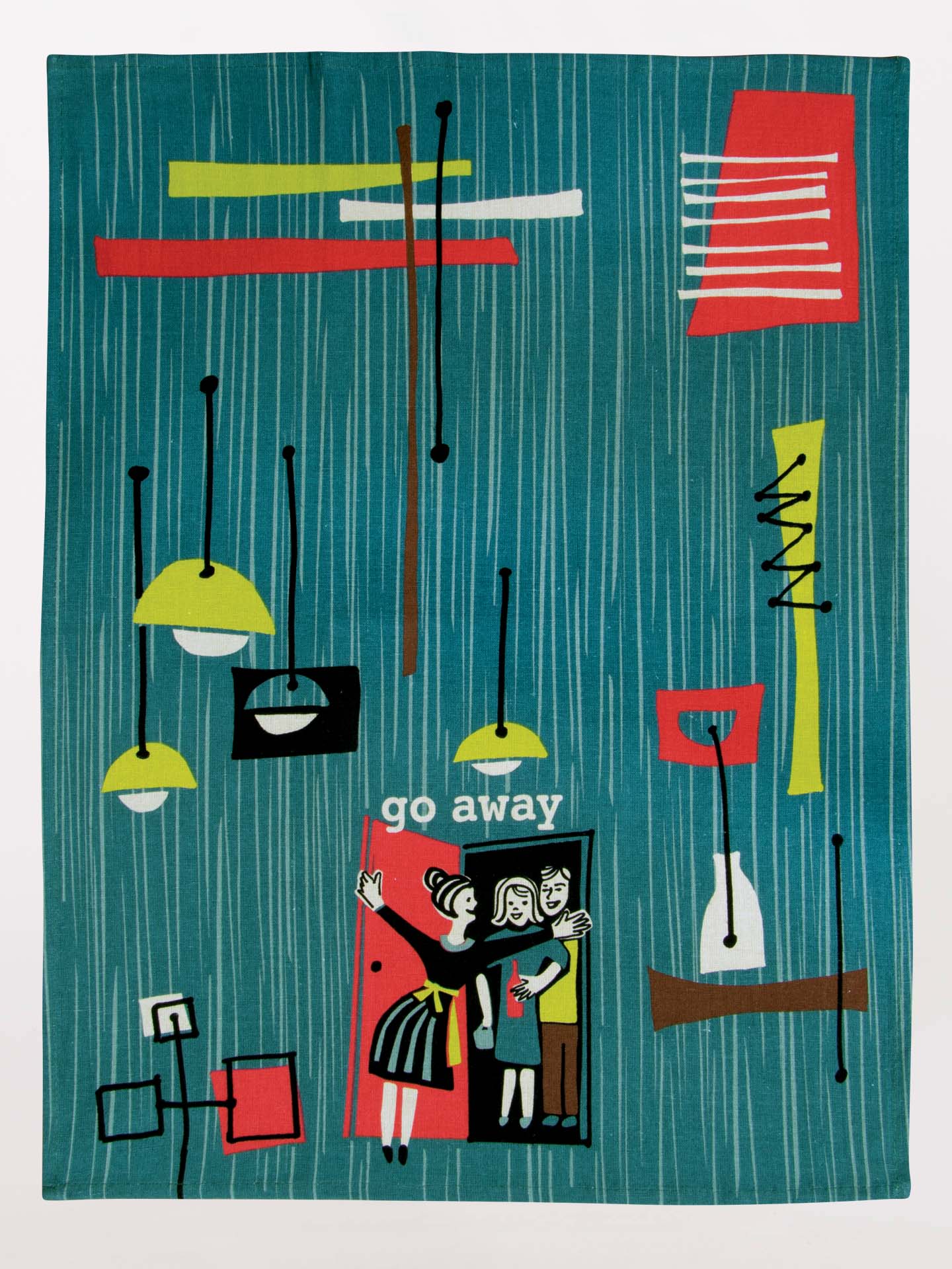 Tea Towel - Go Away